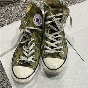 Converse Olive Camouflage High-Tops